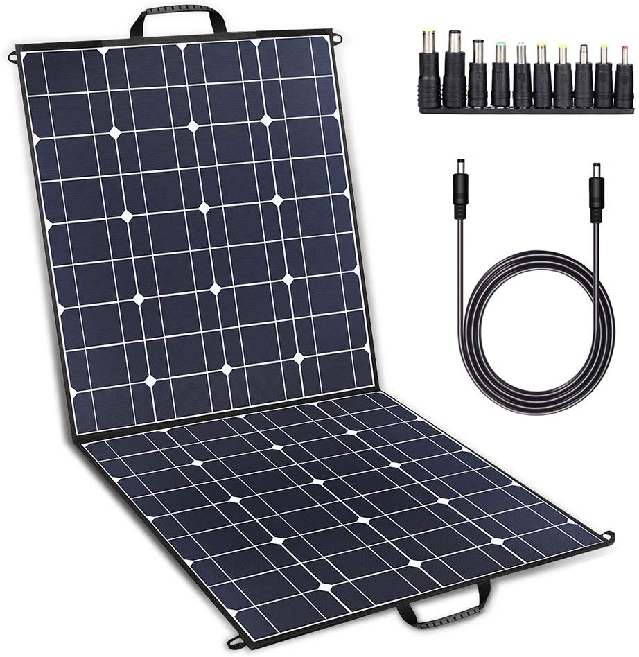 TWELSEAVAN 100W Solar Panel Foldable